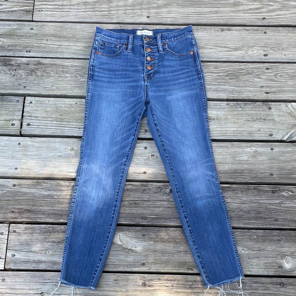 {Madewell} Women's High-Rise Skinny Crop Jeans Size 26